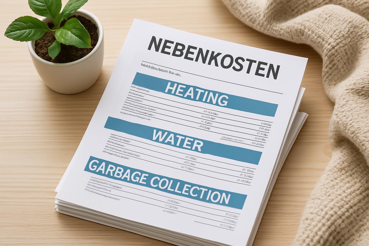 Nebenkostenabrechnung: Was gehört dazu und was nicht?